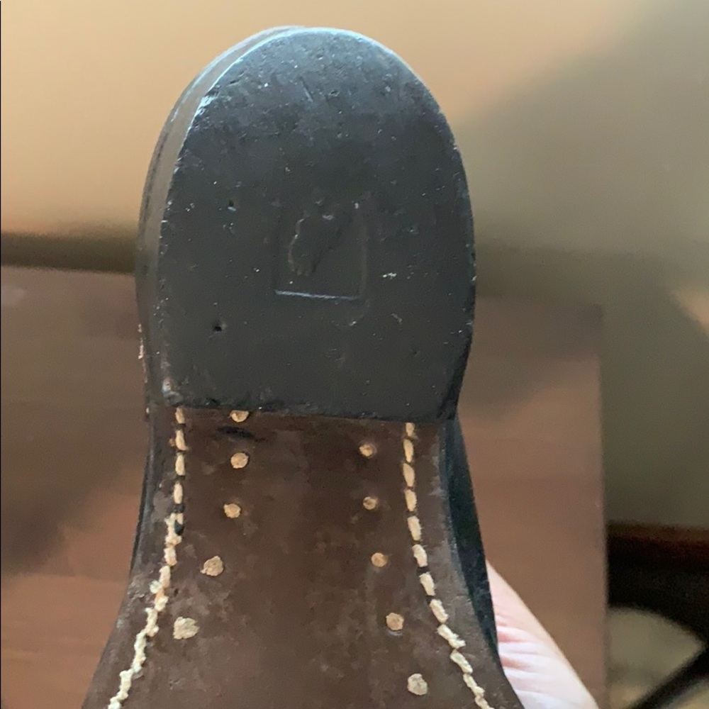 Vintage gold bond black cowboy boots - Picture 2 of 4
